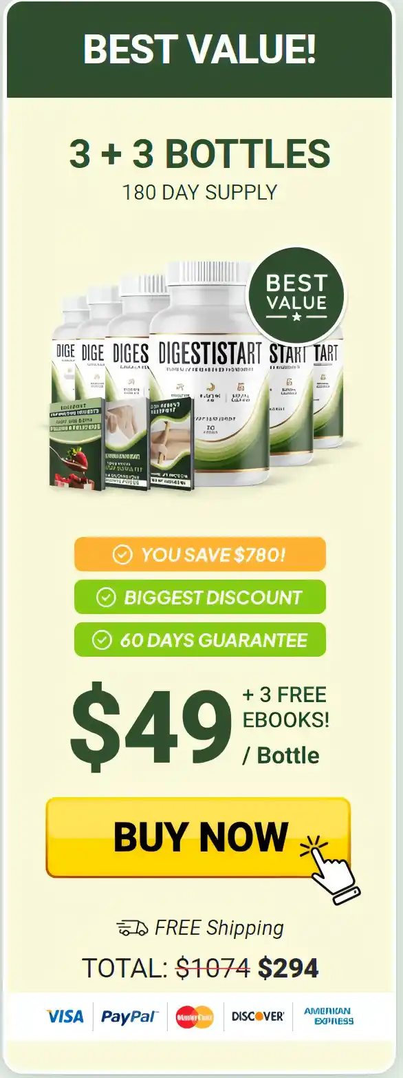 DigestiStart 6 Bottles Pricing